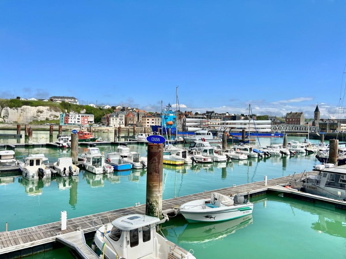 La Dunette - Splendide Vue Port Avec Les Bateaux Dieppe Exterior photo